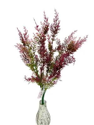19" Cedar Bush: Burgundy, Pink, Green - 57219