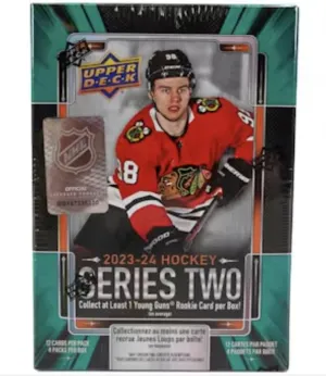 2023-24 Upper Deck Series 2 Hockey Blaster Trading Cards