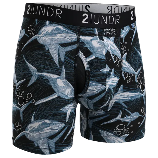 2UNDR - Swing Shift 6" Boxer Brief - Great White
