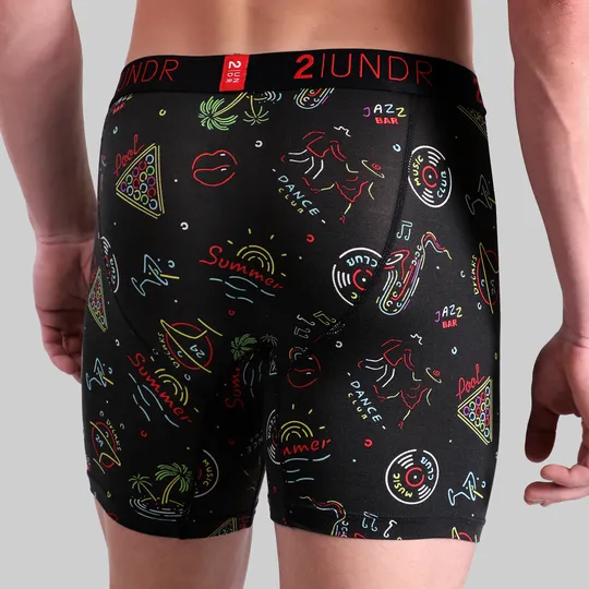 2UNDR - Swing Shift 6" Boxer Brief - Vegas Baby