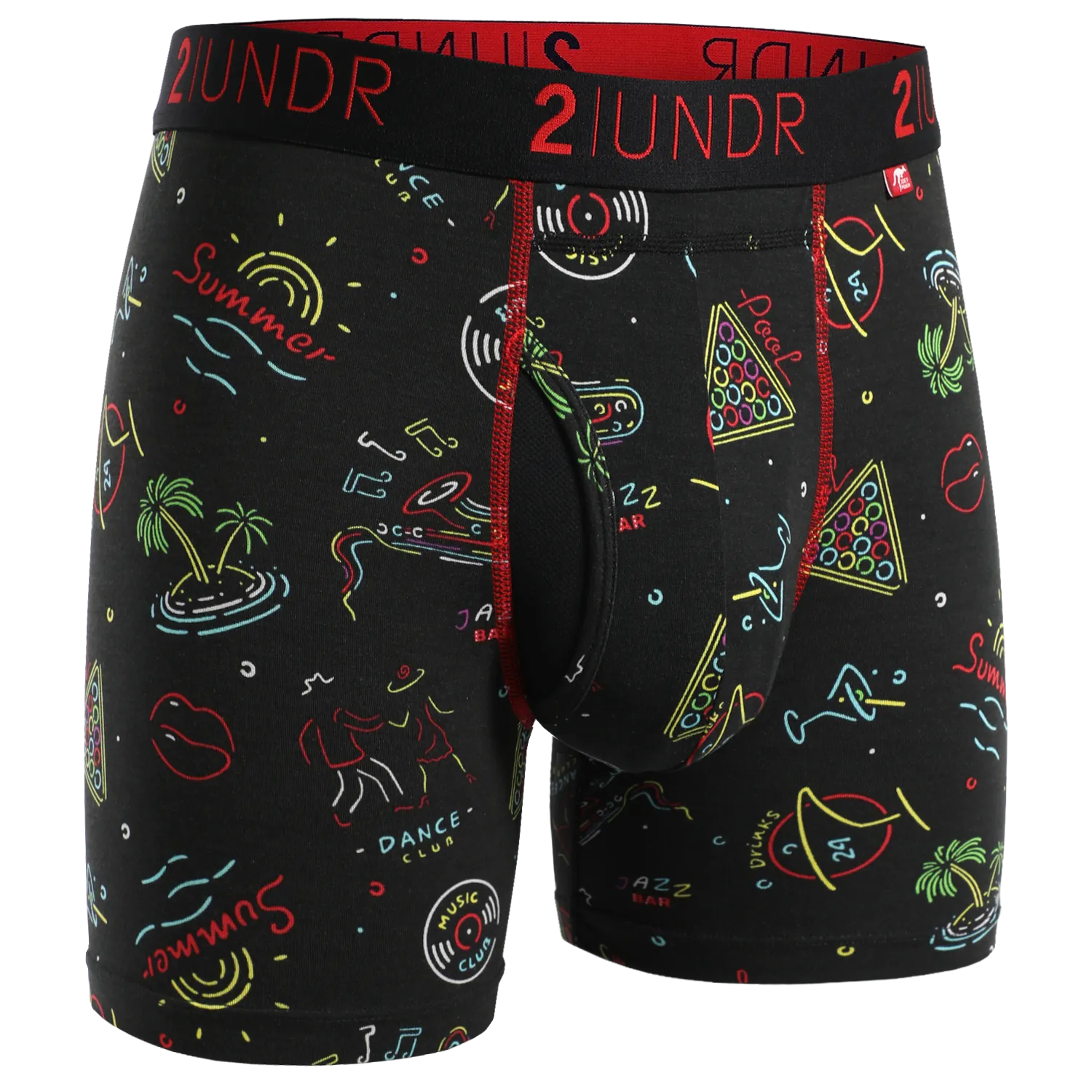 2UNDR - Swing Shift 6" Boxer Brief - Vegas Baby
