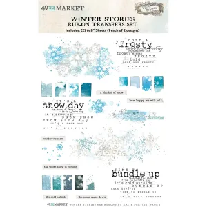 49 & Market - Winter Stories - Rub-on Transfer Set