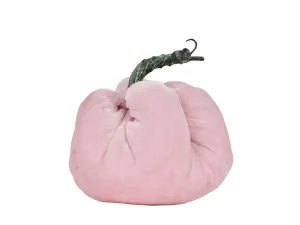5.5" Dia x 4"H Velvet Pumpkin: Pink - HA048422