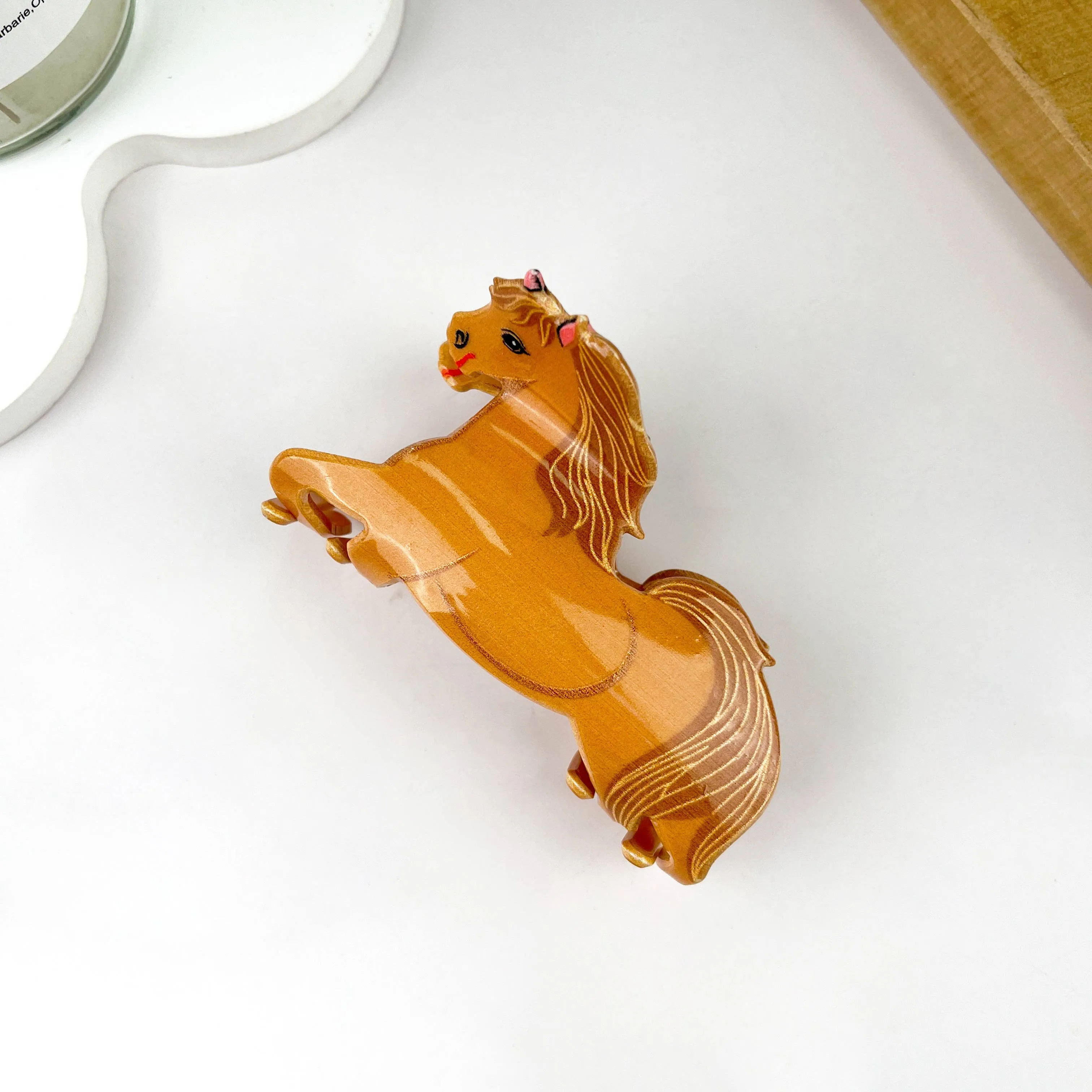 Acrylic Animal Squirrel Fall/Winter Hair Clips: Squirrel