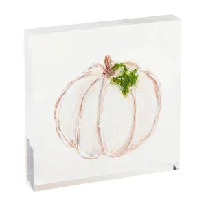 Acrylic Pumpkin Plaques - Mudpie