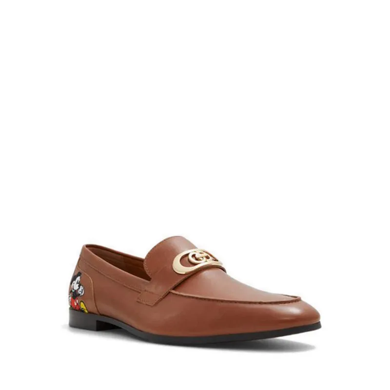 ALDO D100loafer รองเท้าสวมแบบสวมสำหรับผู้ชาย - สีคอนยัค