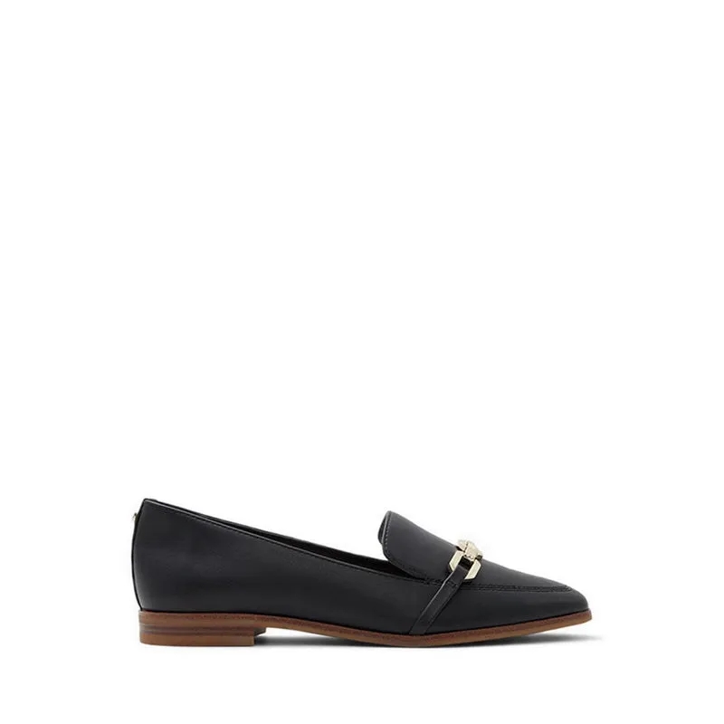 ALDO รุ่น KYAHโล รองเท้าฟเฟอร์แบบสวมผู้หญิง - สีดำ/สีดำ