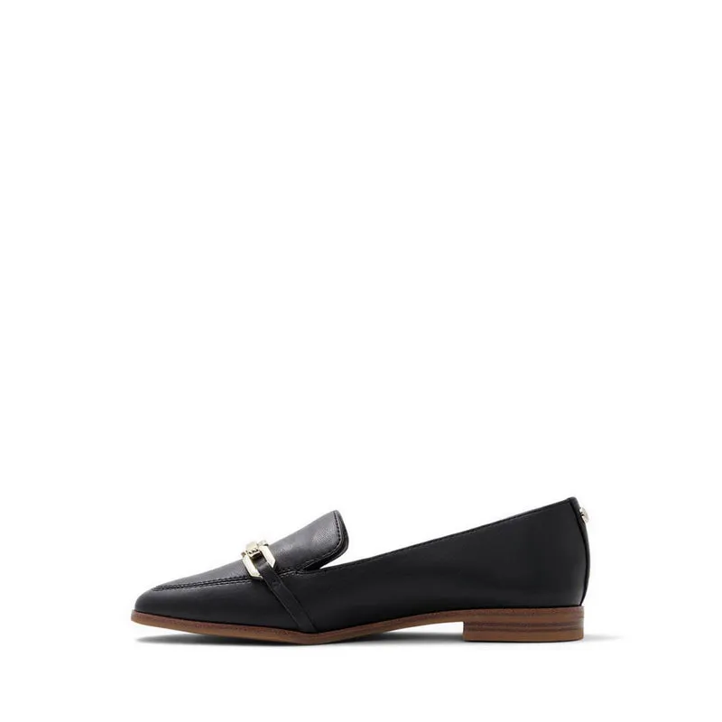 ALDO รุ่น KYAHโล รองเท้าฟเฟอร์แบบสวมผู้หญิง - สีดำ/สีดำ