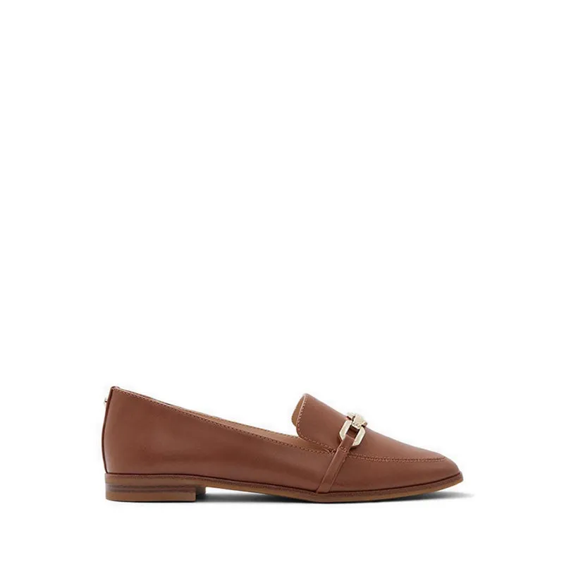 ALDO รุ่น KYAHโล รองเท้าฟเฟอร์แบบสวมผู้หญิง - สี MEDIUM BROWN