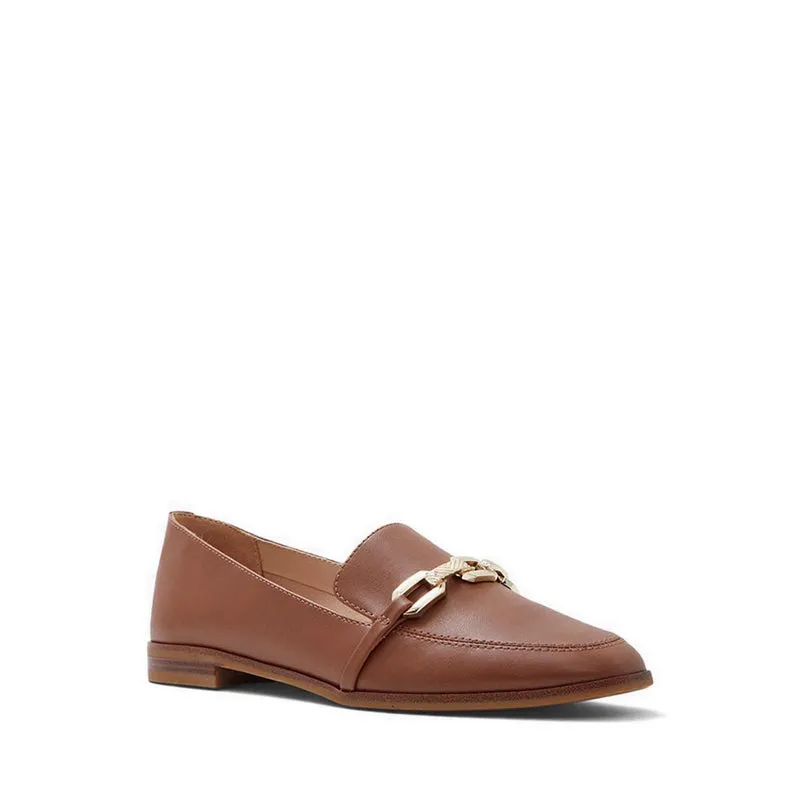 ALDO รุ่น KYAHโล รองเท้าฟเฟอร์แบบสวมผู้หญิง - สี MEDIUM BROWN