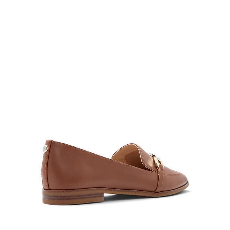 ALDO รุ่น KYAHโล รองเท้าฟเฟอร์แบบสวมผู้หญิง - สี MEDIUM BROWN