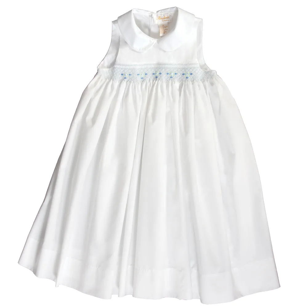 Alice White Smocked Sundress