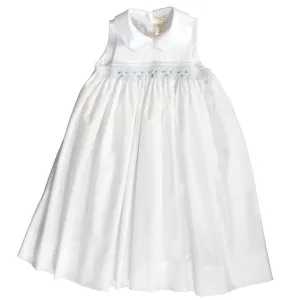 Alice White Smocked Sundress