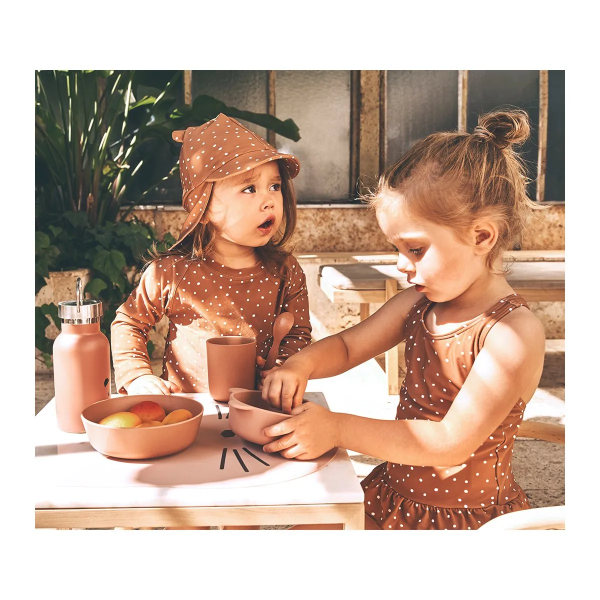 Amara Swimsuit - Confetti terracotta
