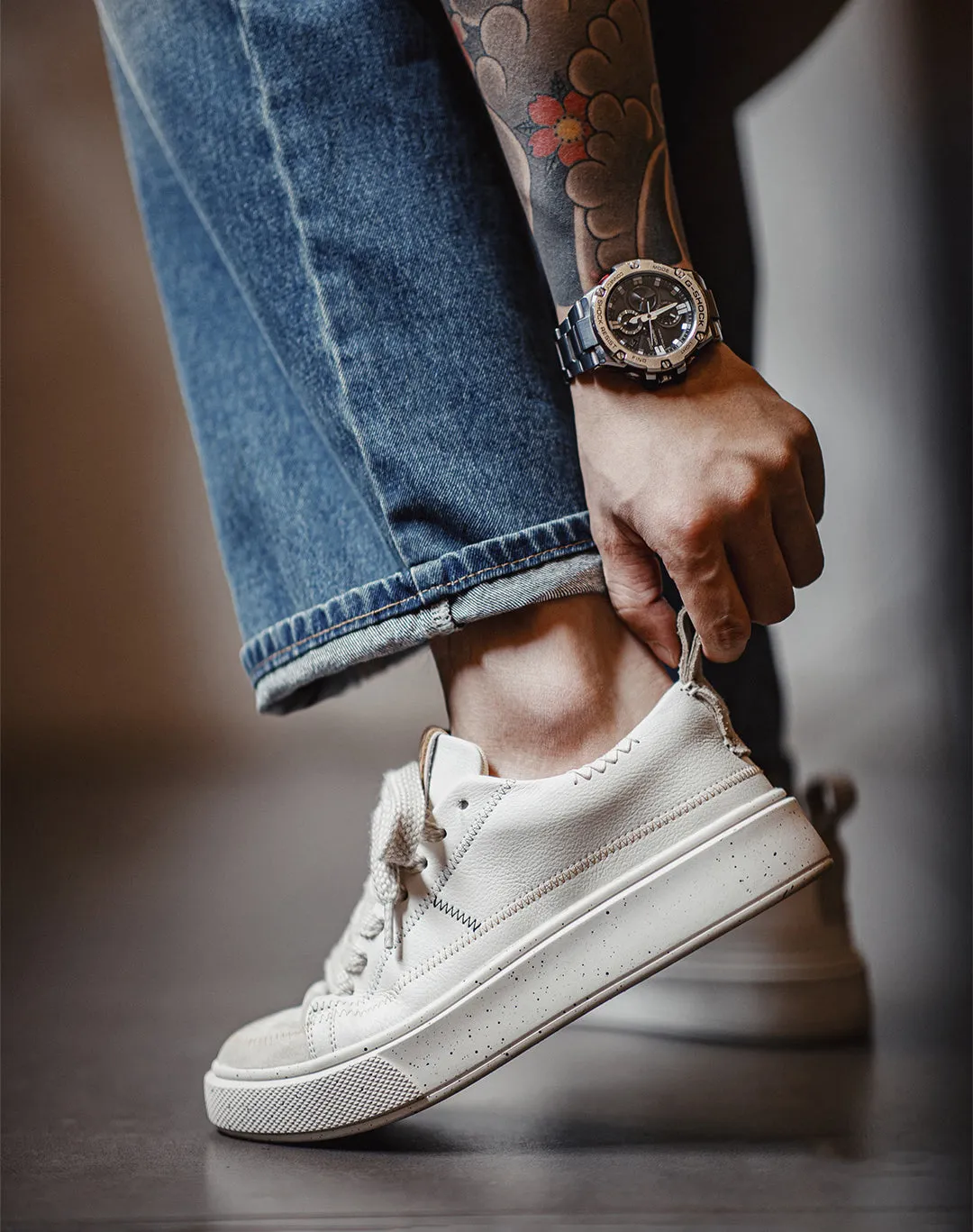 American Retro Sports All-match Thick-Soled Men's Casual Shoes
