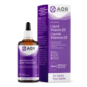 AOR Liquid Vitamin D3 Adult 100ml