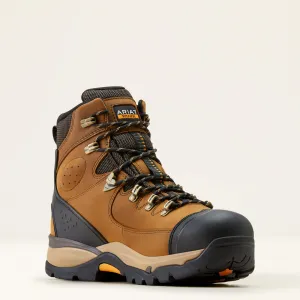 Ariat Men's Endeavor 6" Carbon Toe WP Work Boot - Brown - 10050825