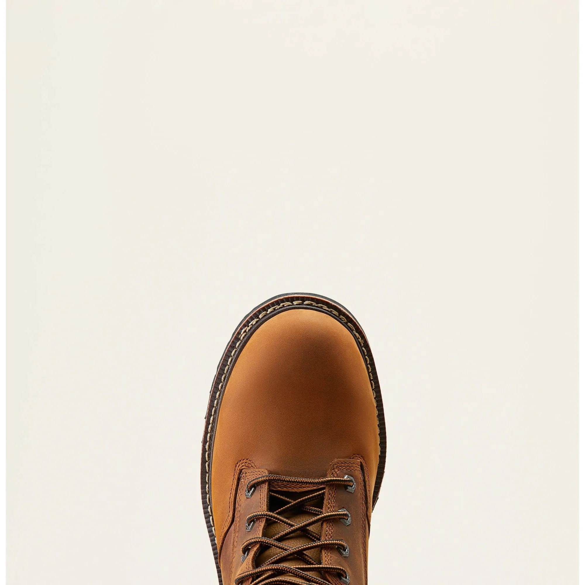 Ariat Men's Logger Shock Shield 8" Soft Toe WP Work Boot- Brown- 10050841