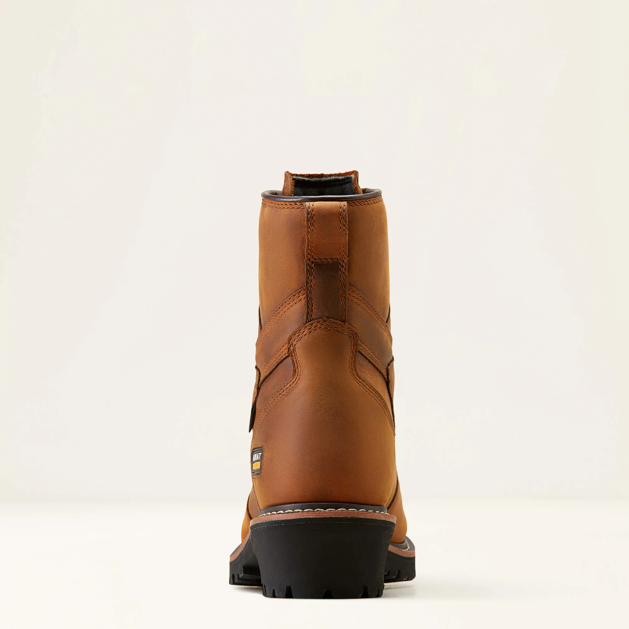 Ariat Men's Logger Shock Shield 8" Soft Toe WP Work Boot- Brown- 10050841
