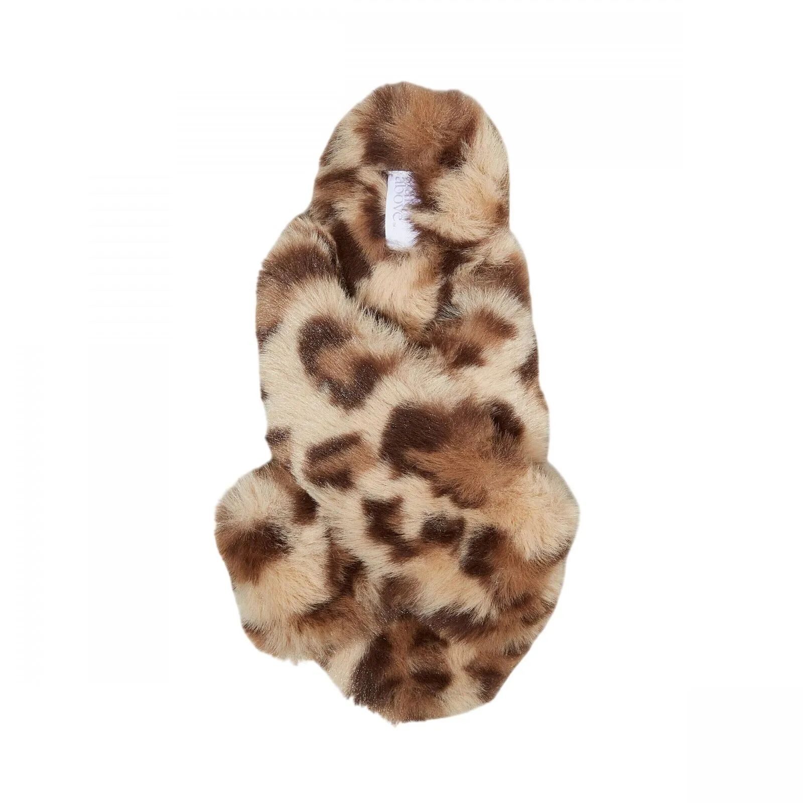 Auden Womens Paris Leopard Crossband Slippers 80856464 Brown Animal M (7/8)