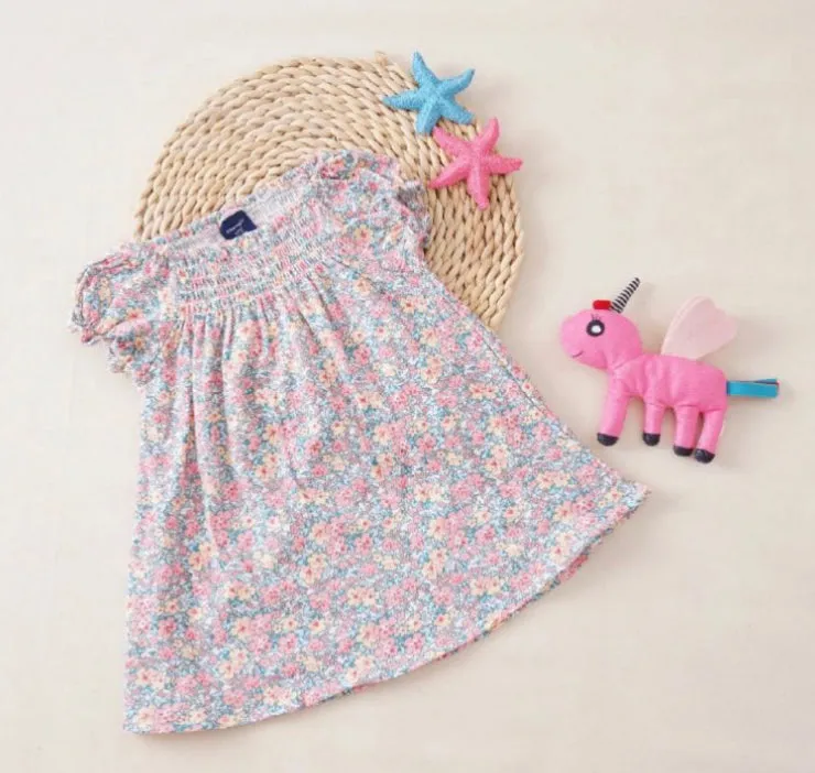 Aurora Royal Daria Smocked Dress