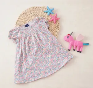 Aurora Royal Daria Smocked Dress