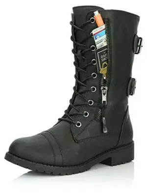 Autumn and Winter Large Size with Martin Boots Female