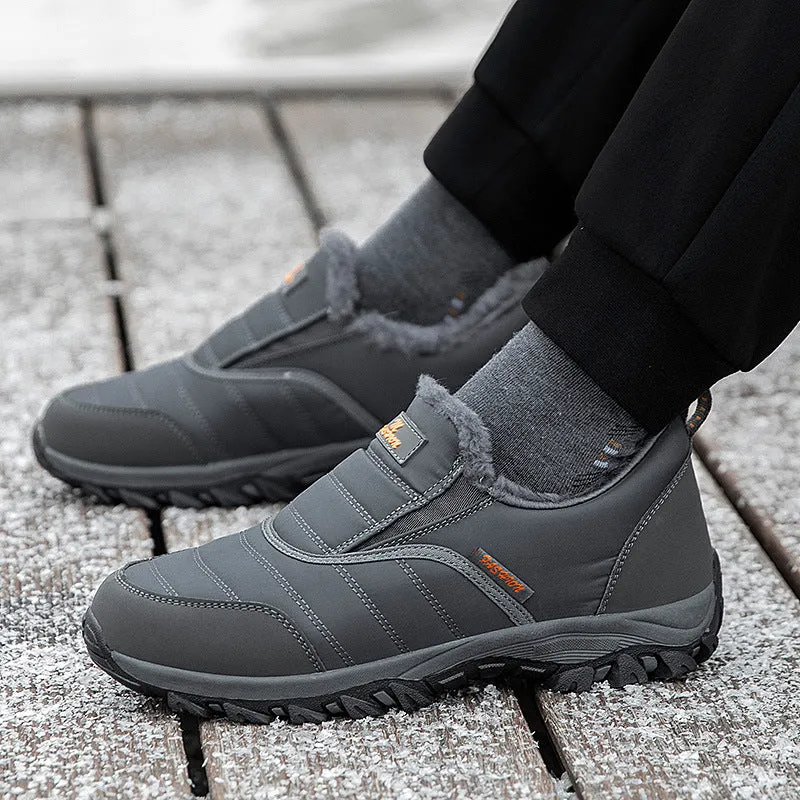 Autumn And Winter Walking Shoes Slip-on