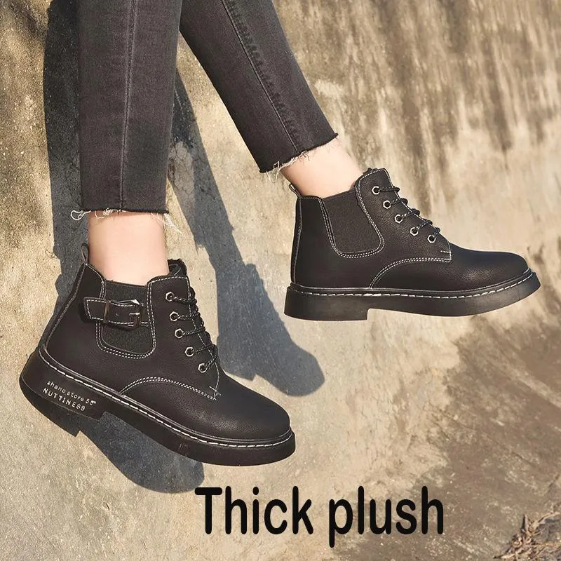 Autumn Winter Women Ankle Boots Fashion Woman Snow Boots for Girls Ladies Work Shoes