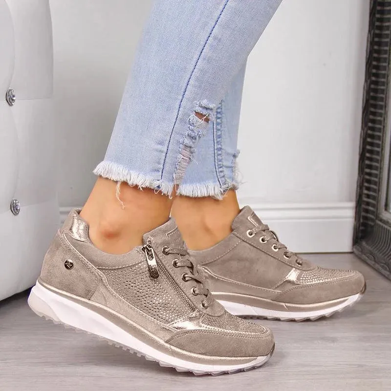 Avencea Orthopedic Sneakers with Zipper