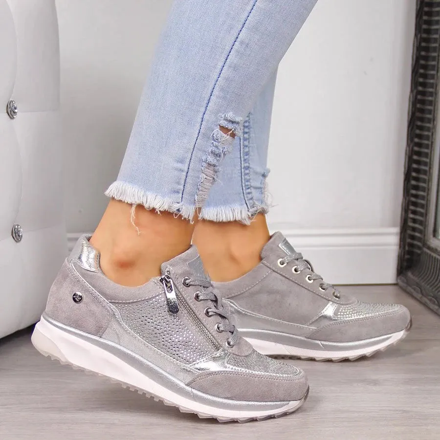Avencea Orthopedic Sneakers with Zipper