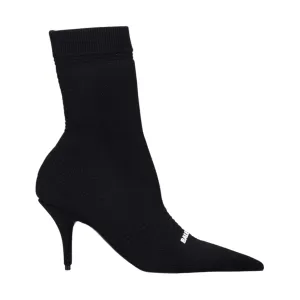 Balenciaga Shoes, Black 2.0 Logo Knit Sock Boots (size 39)