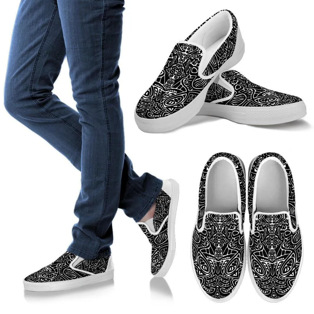 B&W slip ons