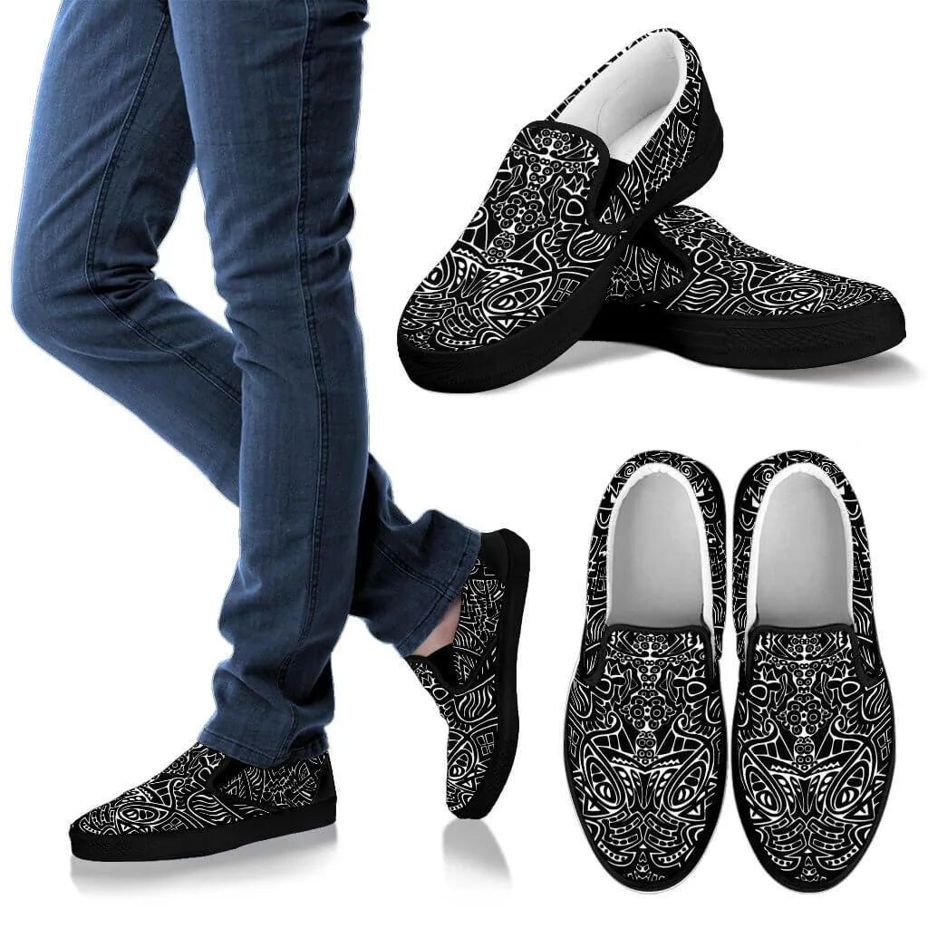 B&W slip ons