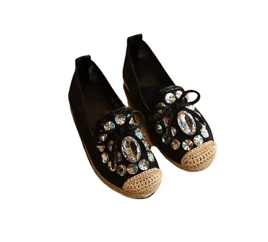 Beautiful Girls Butterfly Slip On Flat Shoes