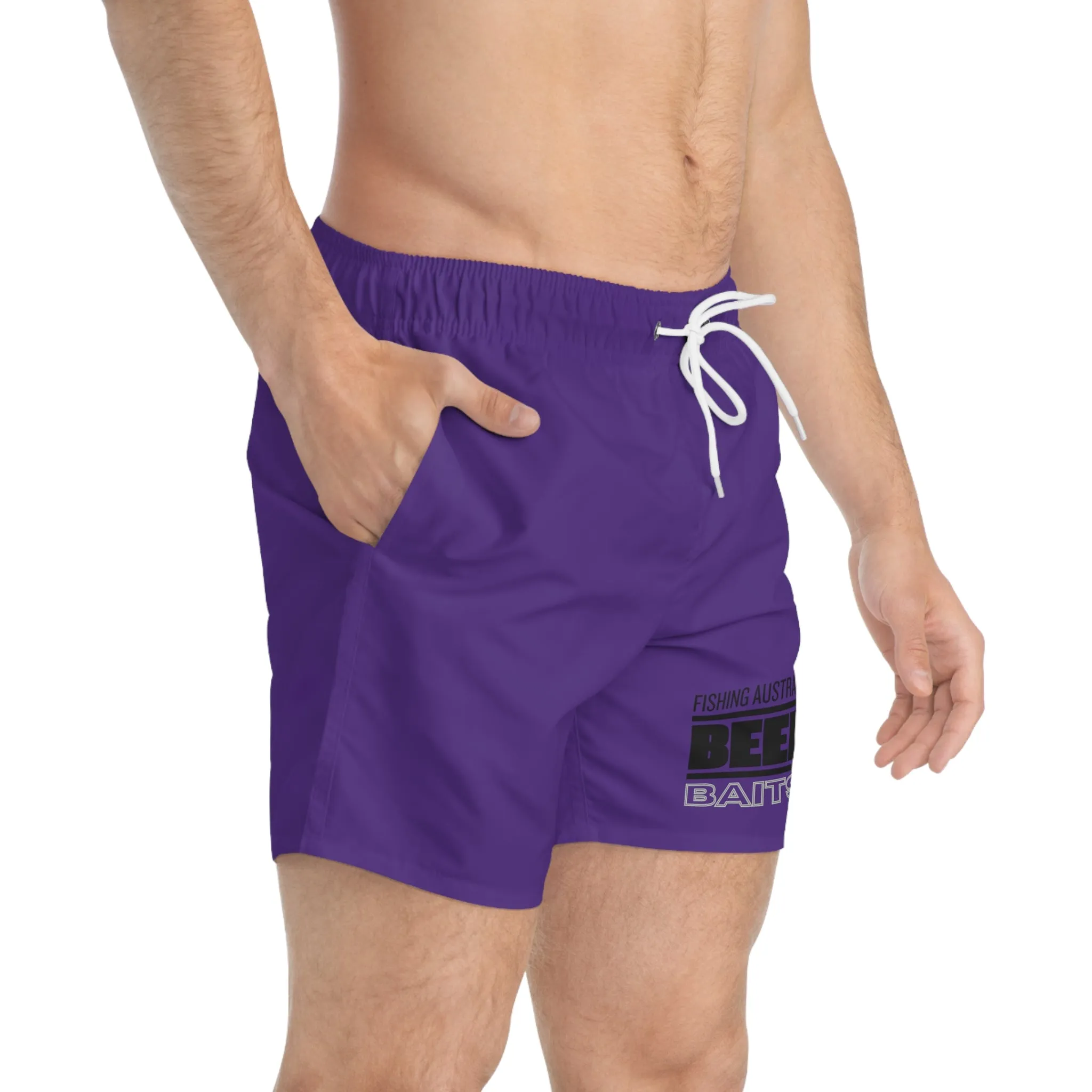Beef Baits fishing Australia shorts Boardies Swim Trunks (AOP)