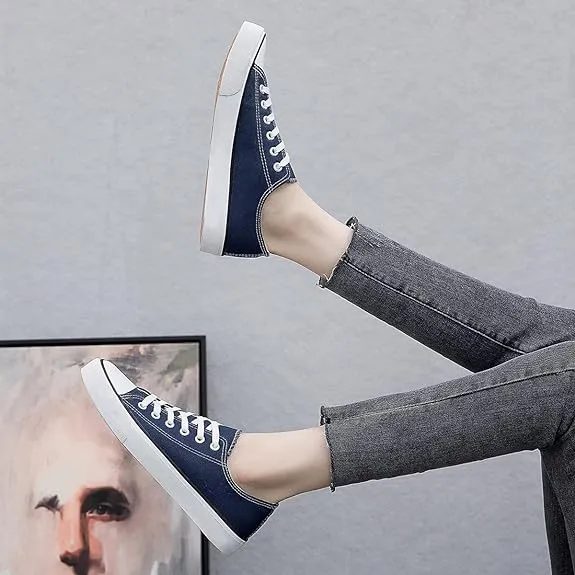 Beisinuo Canvas Tennis Shoes for Women