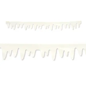 Beistle Fabric Icicle Decorations - Party Supply Decoration for Christmas / Winter