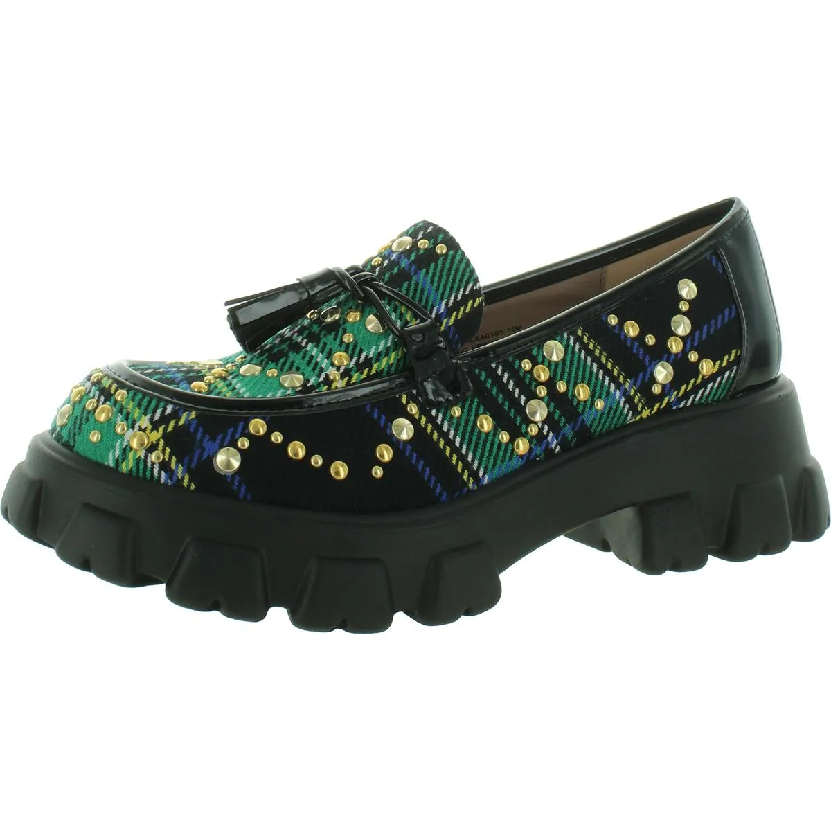 Betsey Johnson Womens Aleah Embellished Slip On Loafers