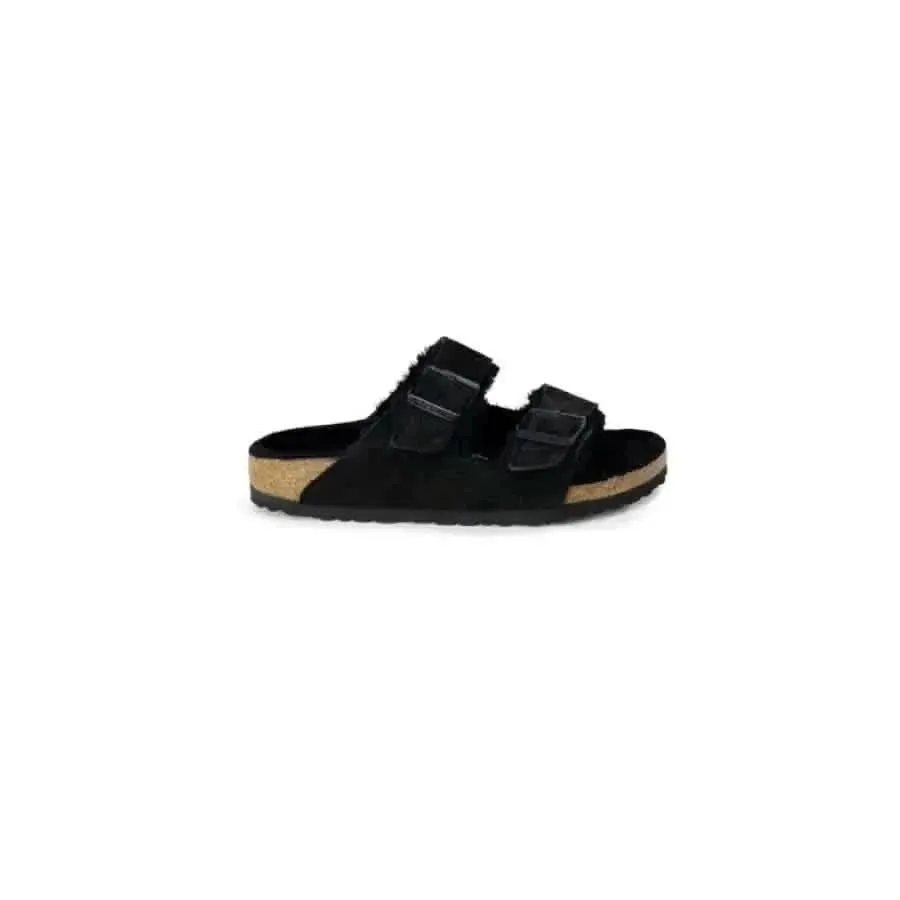 Birkenstock Women Slippers Black Size 3 Fall Winter Collection