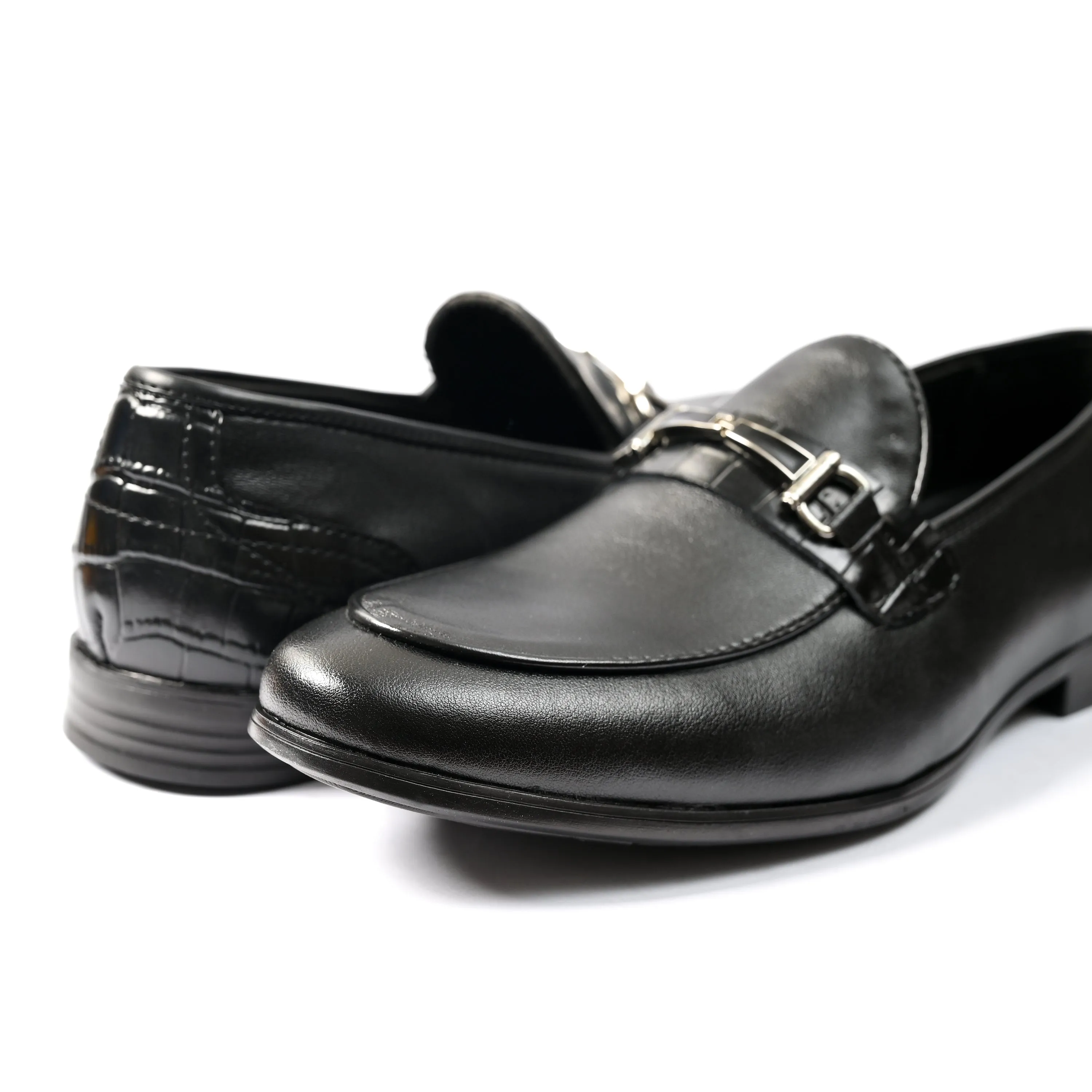 BLACK ANILINE LEATHER SHOES