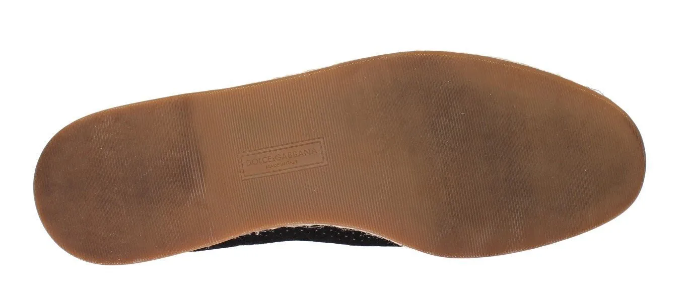 Black Brown Leather Breathable Loafers