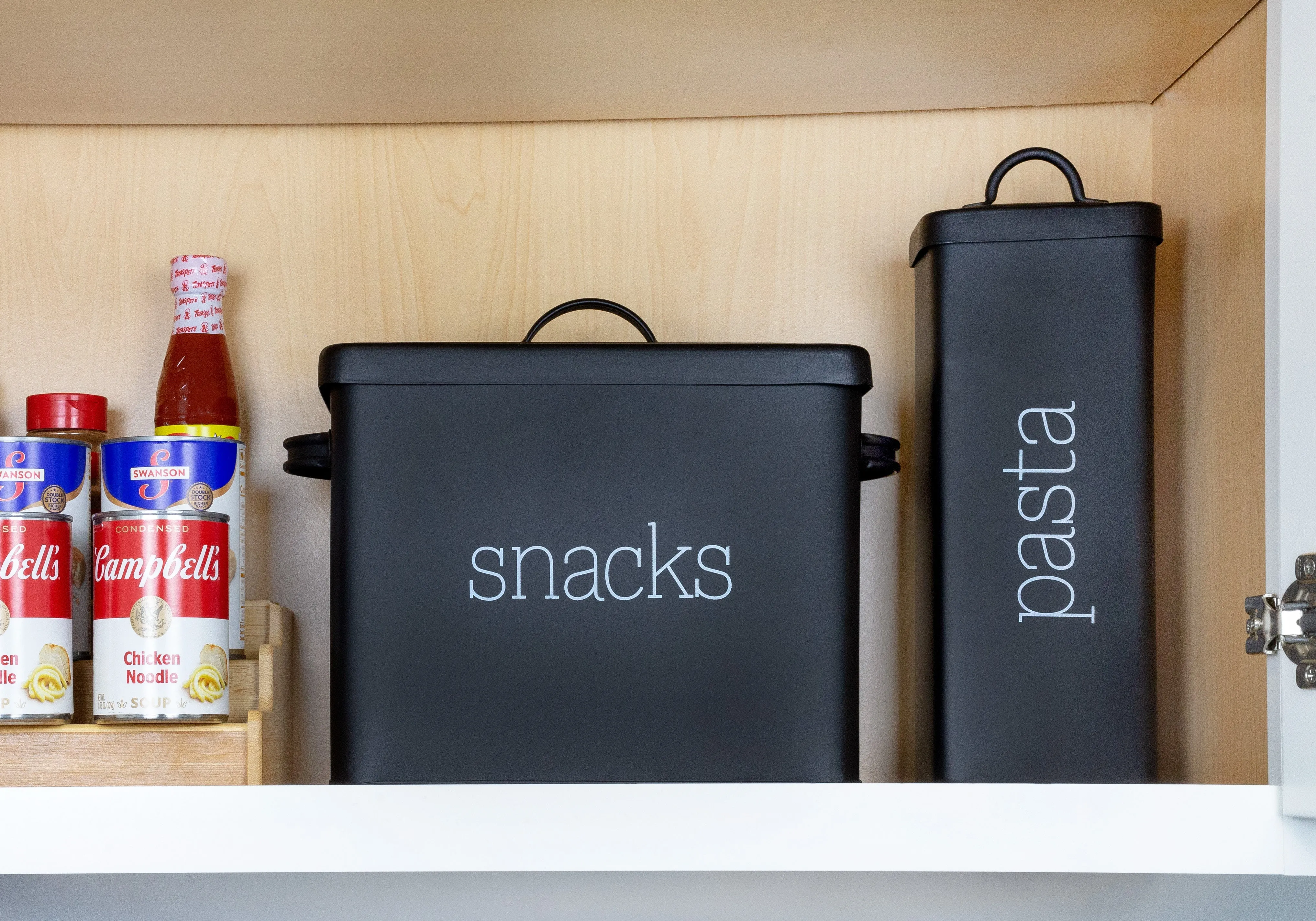 Black Enamel Snack Bin (Case of 6)