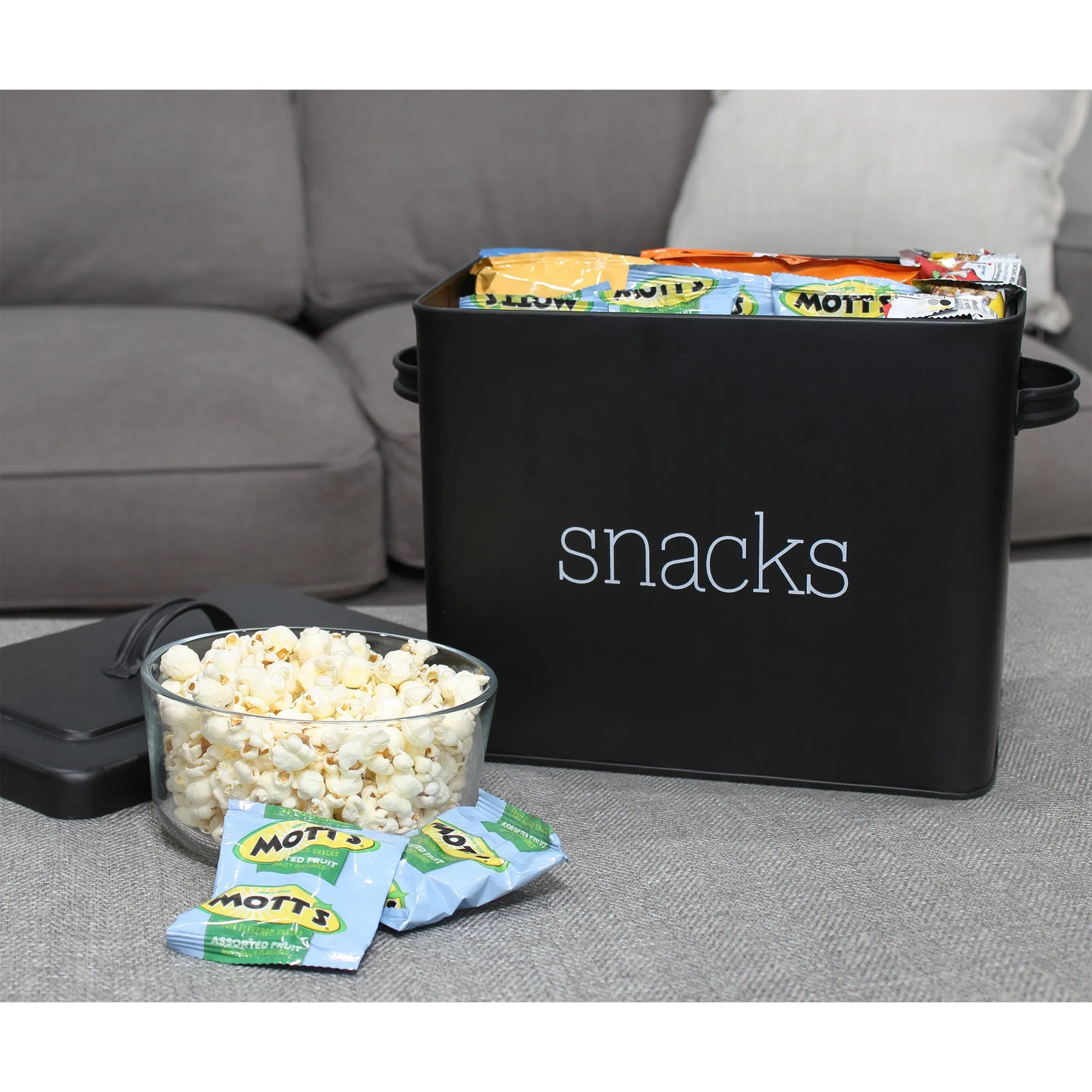 Black Enamel Snack Bin (Case of 6)