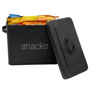 Black Enamel Snack Bin (Case of 6)