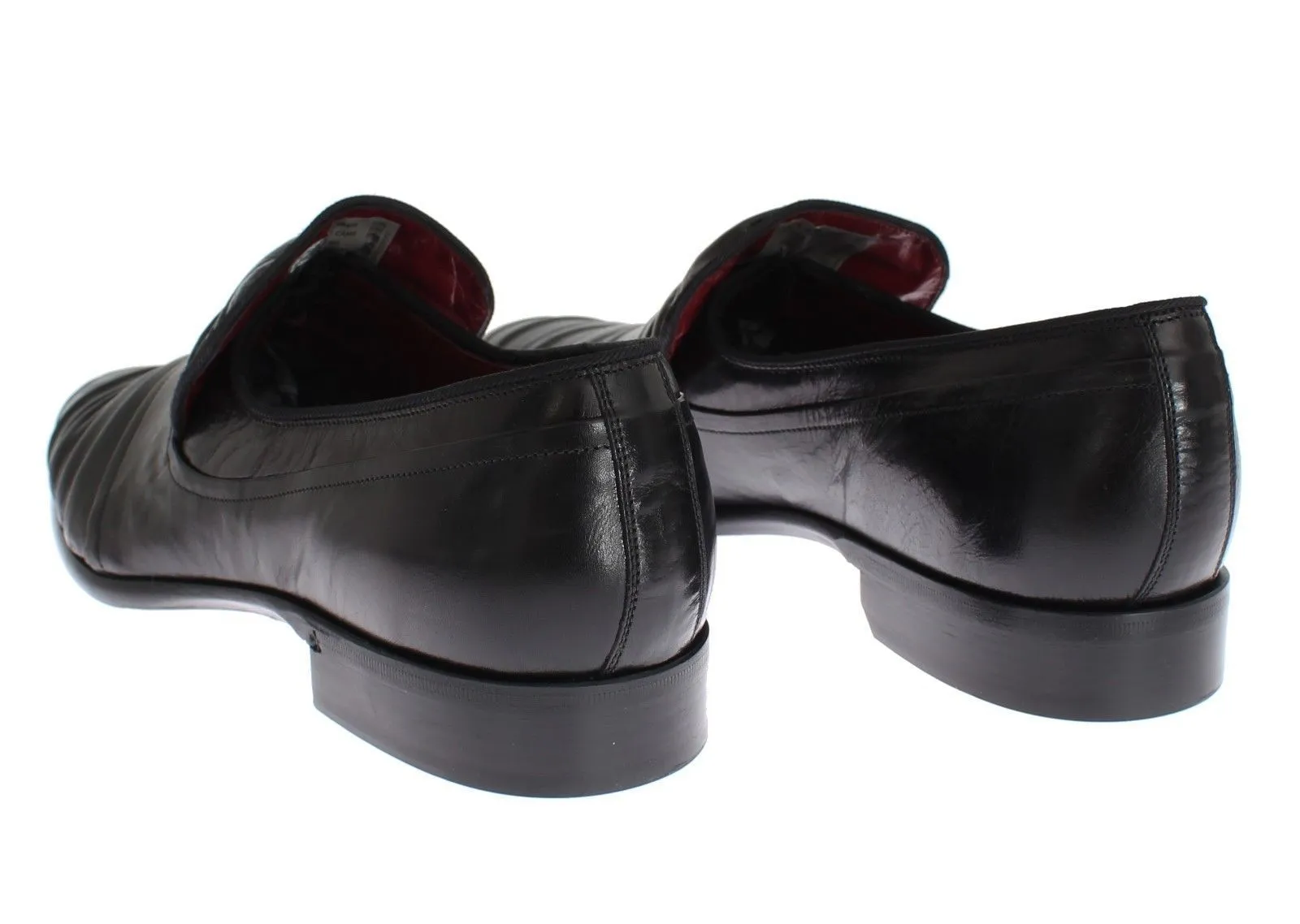 Black Kangaroo Leather Dress Formal Shoes