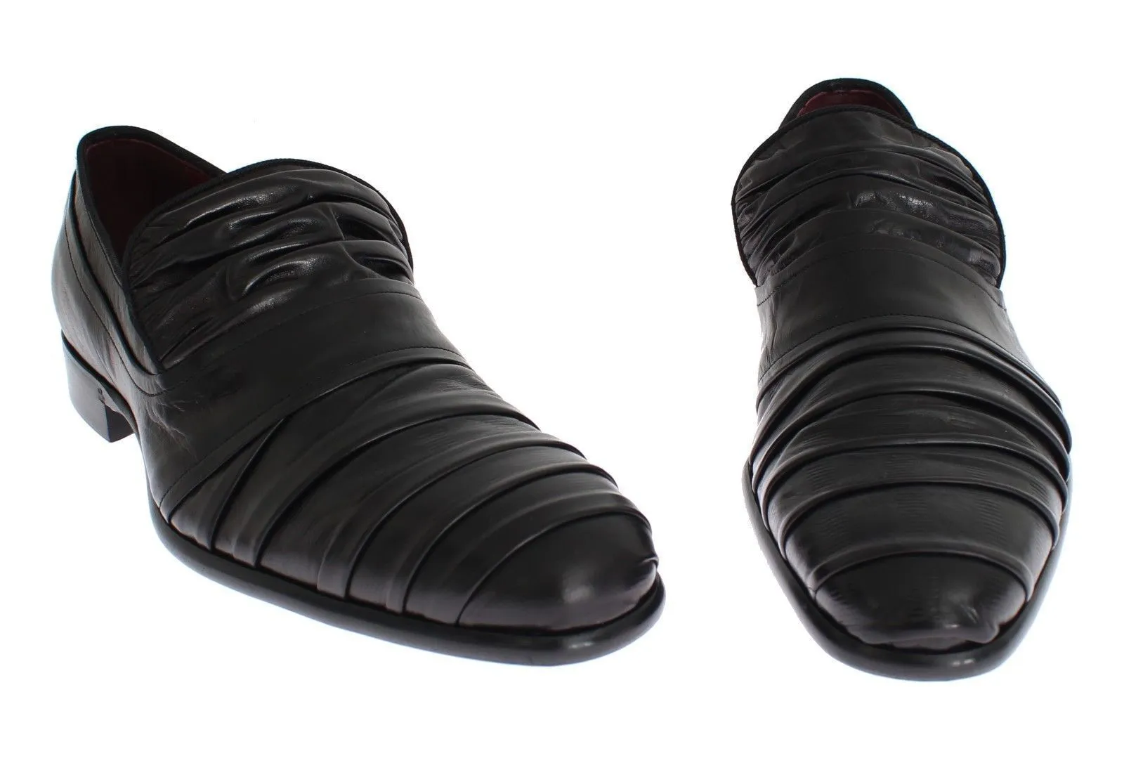 Black Kangaroo Leather Dress Formal Shoes