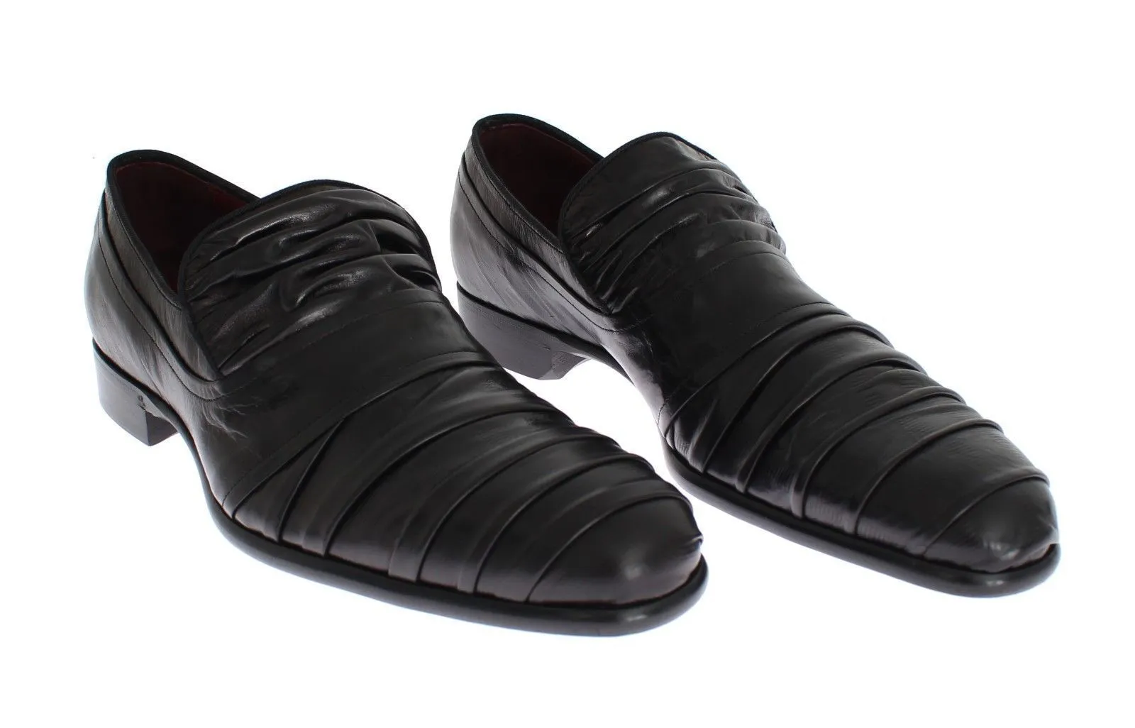 Black Kangaroo Leather Dress Formal Shoes