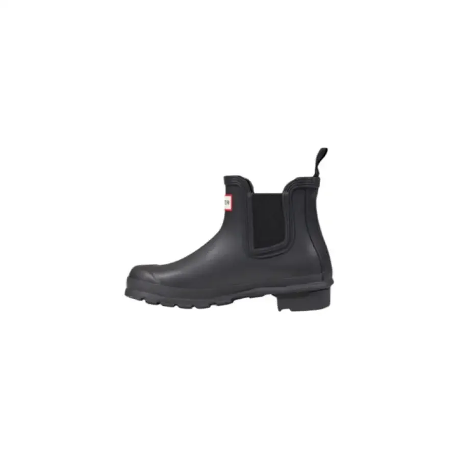 Black Rubber Chelsea Boot