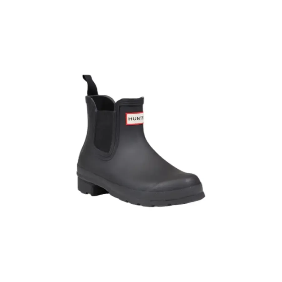 Black Rubber Chelsea Boot